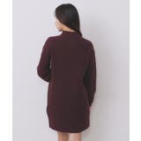 ウール混ケーブルスリーブミニワンピース【洗濯機OK】 | index | 詳細画像18 