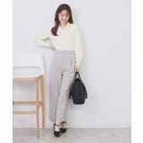 ダブルビジューフェザー衿付きニット【洗濯機OK】 | index | 詳細画像2 