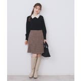 ダブルビジューフェザー衿付きニット【洗濯機OK】 | index | 詳細画像10 