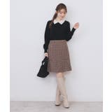 ダブルビジューフェザー衿付きニット【洗濯機OK】 | index | 詳細画像11 