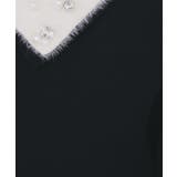 ダブルビジューフェザー衿付きニット【洗濯機OK】 | index | 詳細画像12 