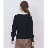 ダブルビジューフェザー衿付きニット【洗濯機OK】 | index | 詳細画像15 