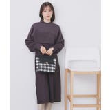 ラメフェザープルオーバーセット ニットワンピース【洗濯機OK】《XS~LL》 | index | 詳細画像7