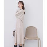 ラメフェザープルオーバーセット ニットワンピース【洗濯機OK】《XS~LL》 | index | 詳細画像13