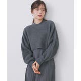 ラメフェザープルオーバーセット ニットワンピース【洗濯機OK】《XS~LL》 | index | 詳細画像20