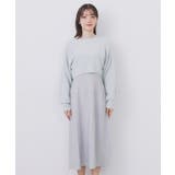 ラメフェザープルオーバーセット ニットワンピース【洗濯機OK】《XS~LL》 | index | 詳細画像34