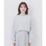 ラメフェザープルオーバーセット ニットワンピース【洗濯機OK】《XS~LL》 | index | 詳細画像37