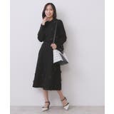 フラワーモチーフニットフレアスカート【洗える】 | index | 詳細画像12 