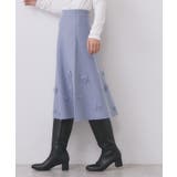 フラワーモチーフニットフレアスカート【洗える】 | index | 詳細画像15 