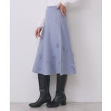 フラワーモチーフニットフレアスカート【洗える】 | index | 詳細画像20 