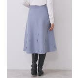 フラワーモチーフニットフレアスカート【洗える】 | index | 詳細画像21 