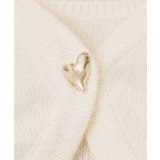 ハート釦ニットボレロ/アンサンブル対応【洗える】 | index | 詳細画像16 