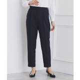 ＜通勤 セレモニー セットアップ対応＞ストレッチテーパードパンツ【洗濯機洗い可 | index | 詳細画像9 