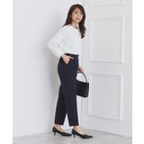 ＜通勤 セレモニー セットアップ対応＞ストレッチテーパードパンツ【洗濯機洗い可 | index | 詳細画像11 