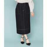 デニムタイトスカート【洗濯機洗い可】 | index | 詳細画像14 