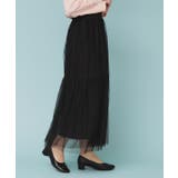 ドットチュールティアードスカート【洗濯機洗い可】 | index | 詳細画像3 