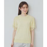 フレアスリーブニット/オーガニックコットン混【UV/洗濯機洗い可】 | index | 詳細画像21 