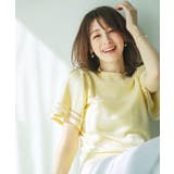 ライトイエロー(030) | フレアスリーブニット/オーガニックコットン混【UV/洗濯機洗い可】 | index