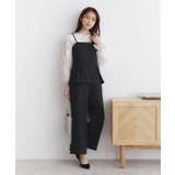 ペプラムレイヤードサロペット【洗濯機洗い可/イージーアイロン】 | index | 詳細画像1 