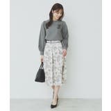 コサージュ付きタックパフブラウス【洗濯機洗い可/イージーアイロン】 | index | 詳細画像6 