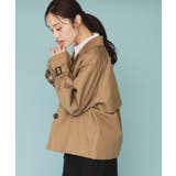 キャンディースリーブショートトレンチコート【洗濯機洗い可/撥水/静電気防止】 | index | 詳細画像3 