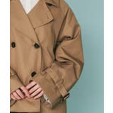 キャンディースリーブショートトレンチコート【洗濯機洗い可/撥水/静電気防止】 | index | 詳細画像17 