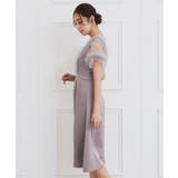 チュールフリルレイヤードサテンワンピース【洗濯機洗い可】 | index | 詳細画像14 