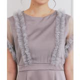 チュールフリルレイヤードサテンワンピース【洗濯機洗い可】 | index | 詳細画像16 