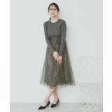 チュールレーススカートドッキングワンピース【洗濯機洗い可】 | index | 詳細画像11 