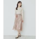 チュールレーススカートドッキングワンピース【洗濯機洗い可】 | index | 詳細画像6 