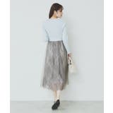 チュールレーススカートドッキングワンピース【洗濯機洗い可】 | index | 詳細画像17 