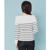 《美人百花掲載》オフショルダーリブニット【洗濯機洗い可/抗ピル】 | index | 詳細画像15 