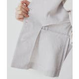 麻混ラメツイードペプラムジレ/セットアップ対応【洗濯機洗い可】 | index | 詳細画像16 