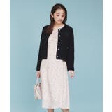 フラワーVネックフレアワンピース【洗濯機洗い可/イージーアイロン】 | index | 詳細画像10 