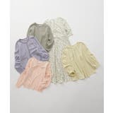 フラワーVネックフレアワンピース【洗濯機洗い可/イージーアイロン】 | index | 詳細画像20 