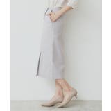 リネンライクラメツイードラップタイトスカート/セットアップ対応【洗濯機洗い可】 | index | 詳細画像11 