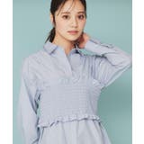 《andGIRL掲載》ビスチェレイヤードロングシャツ【洗濯機洗い可】 | index | 詳細画像7 