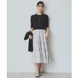 《ツインセット》カーディガン×ニットドッキングワンピース【洗濯機洗い可】 | index | 詳細画像21 