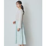 《ツインセット》カーディガン×ニットドッキングワンピース【洗濯機洗い可】 | index | 詳細画像32 