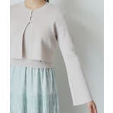 《ツインセット》カーディガン×ニットドッキングワンピース【洗濯機洗い可】 | index | 詳細画像35 