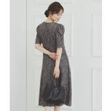 総レースギャザースリーブワンピース【洗濯機洗い可】 | index | 詳細画像1 