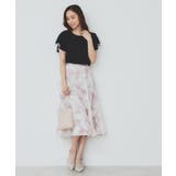 バイカラーフレアスリーブトップス【洗濯機洗い可】 | index | 詳細画像10 