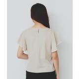 バイカラーフレアスリーブトップス【洗濯機洗い可】 | index | 詳細画像15 