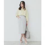 2WAYキーネックタックブラウス【洗濯機洗い可/防シワ】 | index | 詳細画像3 