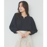 2WAYキーネックタックブラウス【洗濯機洗い可/防シワ】 | index | 詳細画像17 