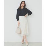 2WAYキーネックタックブラウス【洗濯機洗い可/防シワ】 | index | 詳細画像18 