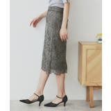 《XS-LLサイズ》フラワーレースタイトスカート【洗濯機洗い可】 | index | 詳細画像1