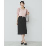 チュールレーススリーブニット【洗濯機洗い可】 | index | 詳細画像13 