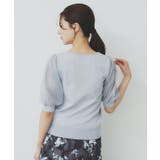 チュールレーススリーブニット【洗濯機洗い可】 | index | 詳細画像26 