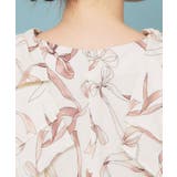 《美人百花掲載》リボン柄タックスリーブワンピース【洗濯機洗い可 イージーアイロン… | index | 詳細画像13 